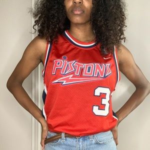 Vintage pistons jersey